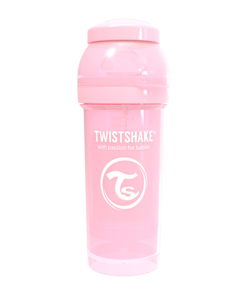 Twistshake μπιμπερό κατά των κολικών 260ml pastel pink - Twistshake