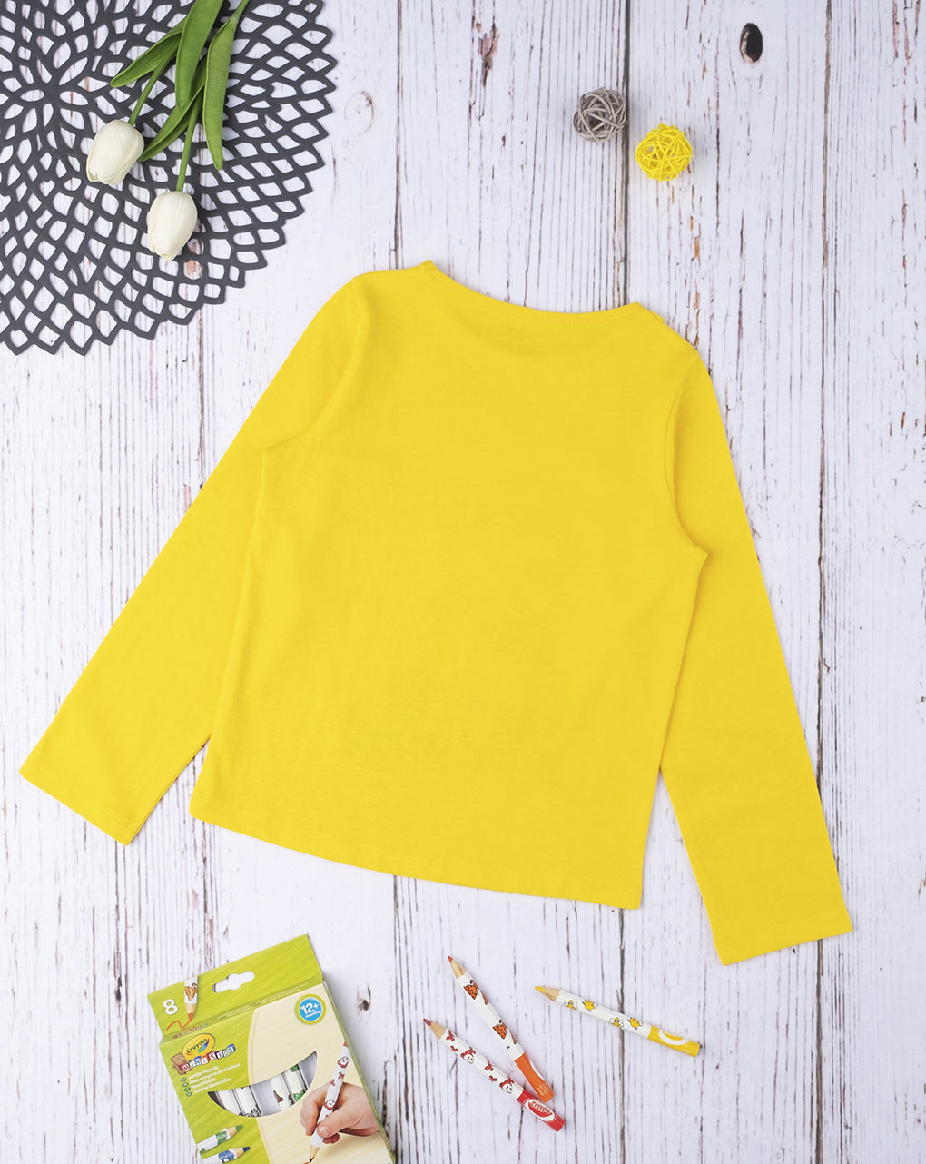 παιδική μπλούζα κίτρινη με το παρίσι για κορίτσι - Prénatal