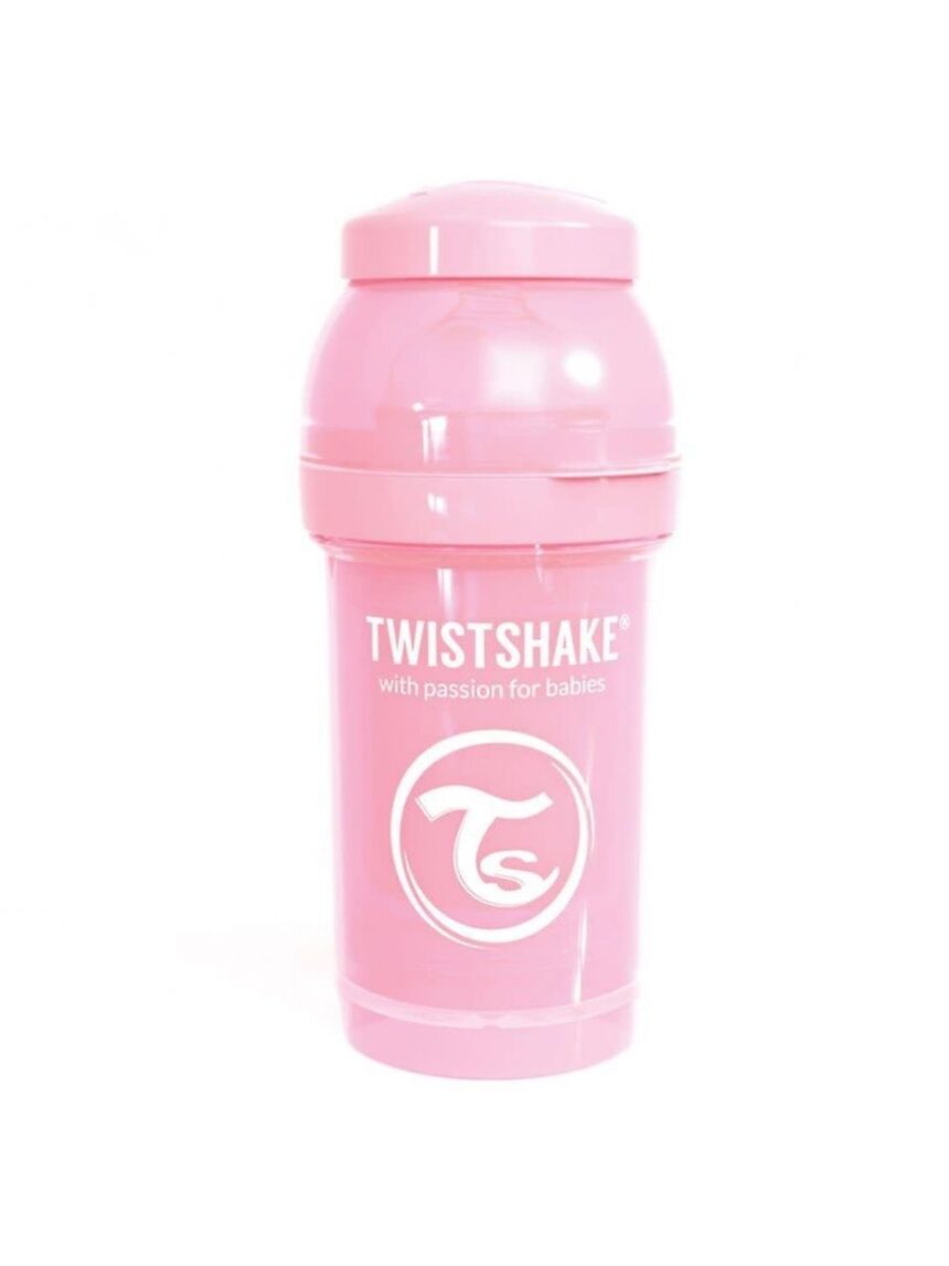 Twistshake μπιμπερό κατά των κολικών 180 ml pastel pink - Twistshake