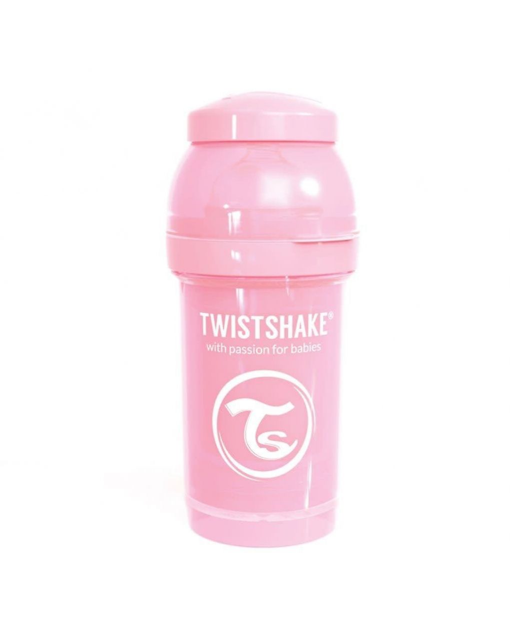 Twistshake μπιμπερό κατά των κολικών 180 ml pastel pink - Twistshake