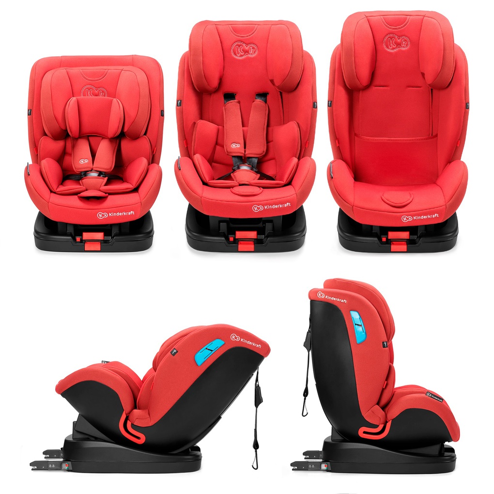 Kinderkraft κάθισμα αυτοκινήτου vado with isofix system red - Kinderkraft