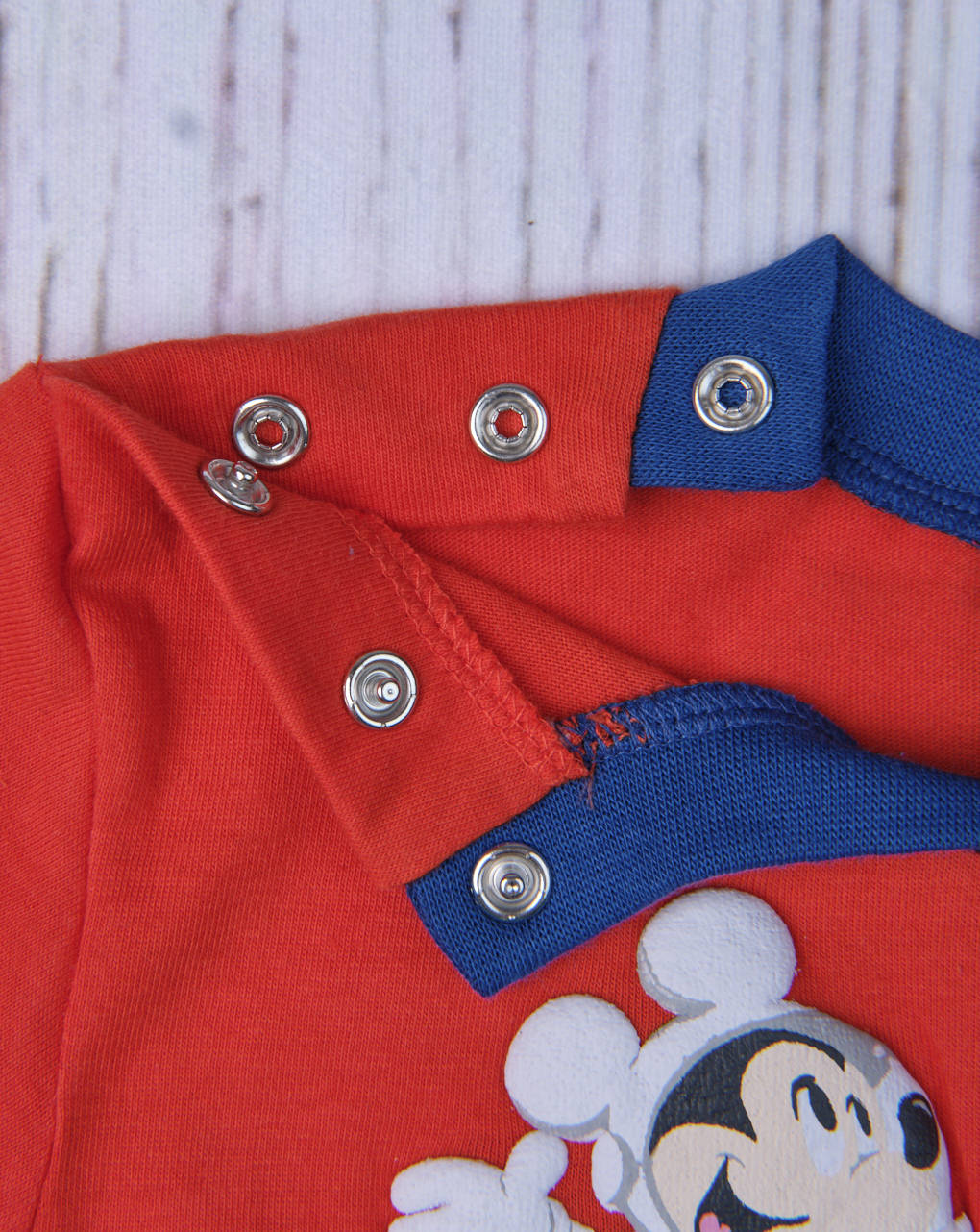 πιτζάμα ολόσωμη jersey με mickey mouse για αγόρι - Prénatal
