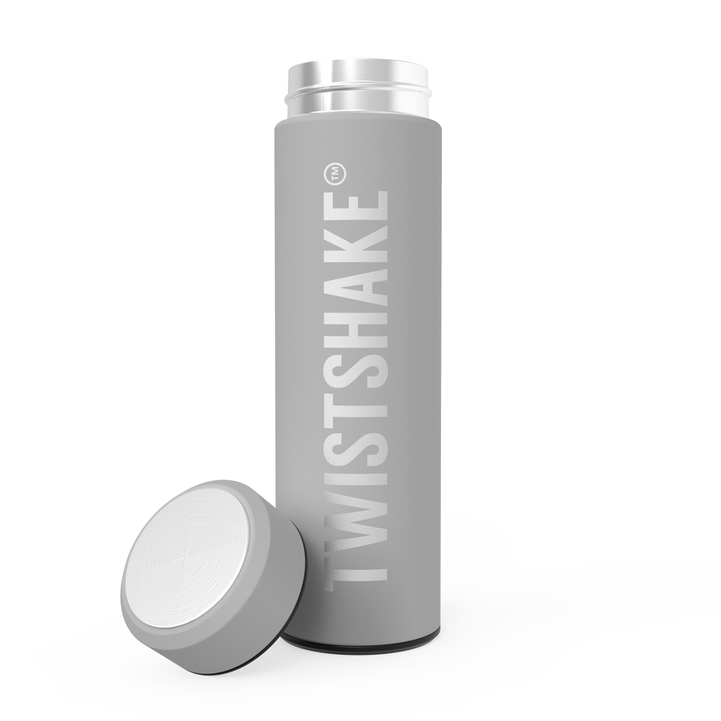 Twistshake θερμός ζεστού κρύου 420ml pastel grey - Twistshake