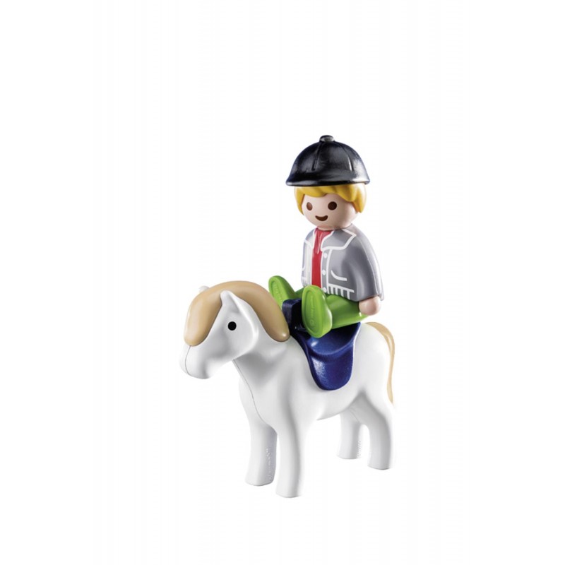 Playmobil 1.2.3 αγοράκι με πόνι 70410 - Playmobil, Playmobil 1.2.3