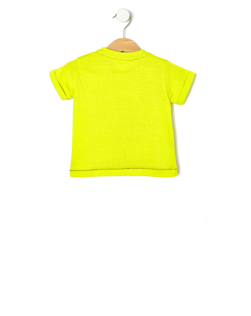 T-shirt πράσινο λάιμ με στάμπα για αγόρι - Prénatal