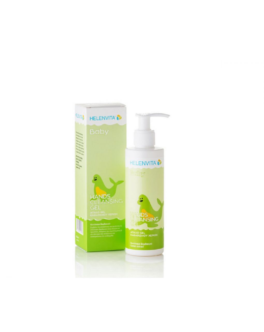 Helenvita gel για τον καθαρισμό των χεριών baby hands cleansing gel 200 ml