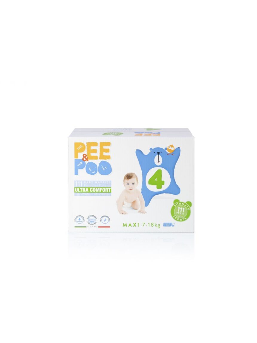 Pee&poo – πάνες μέγεθος jumbo maxi 111 τμχ - The Pee &amp; The Poo