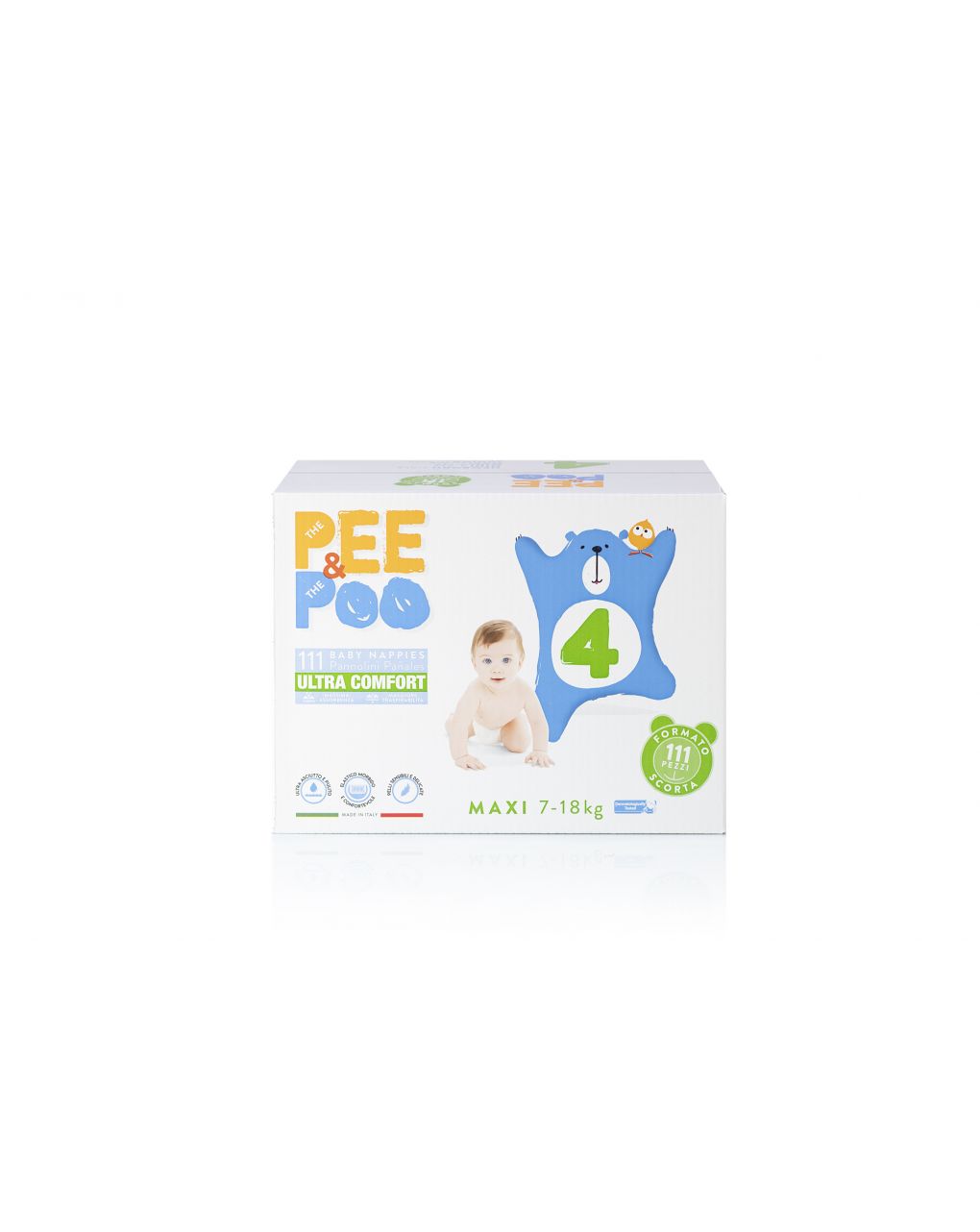 Pee&poo – πάνες μέγεθος jumbo maxi 111 τμχ