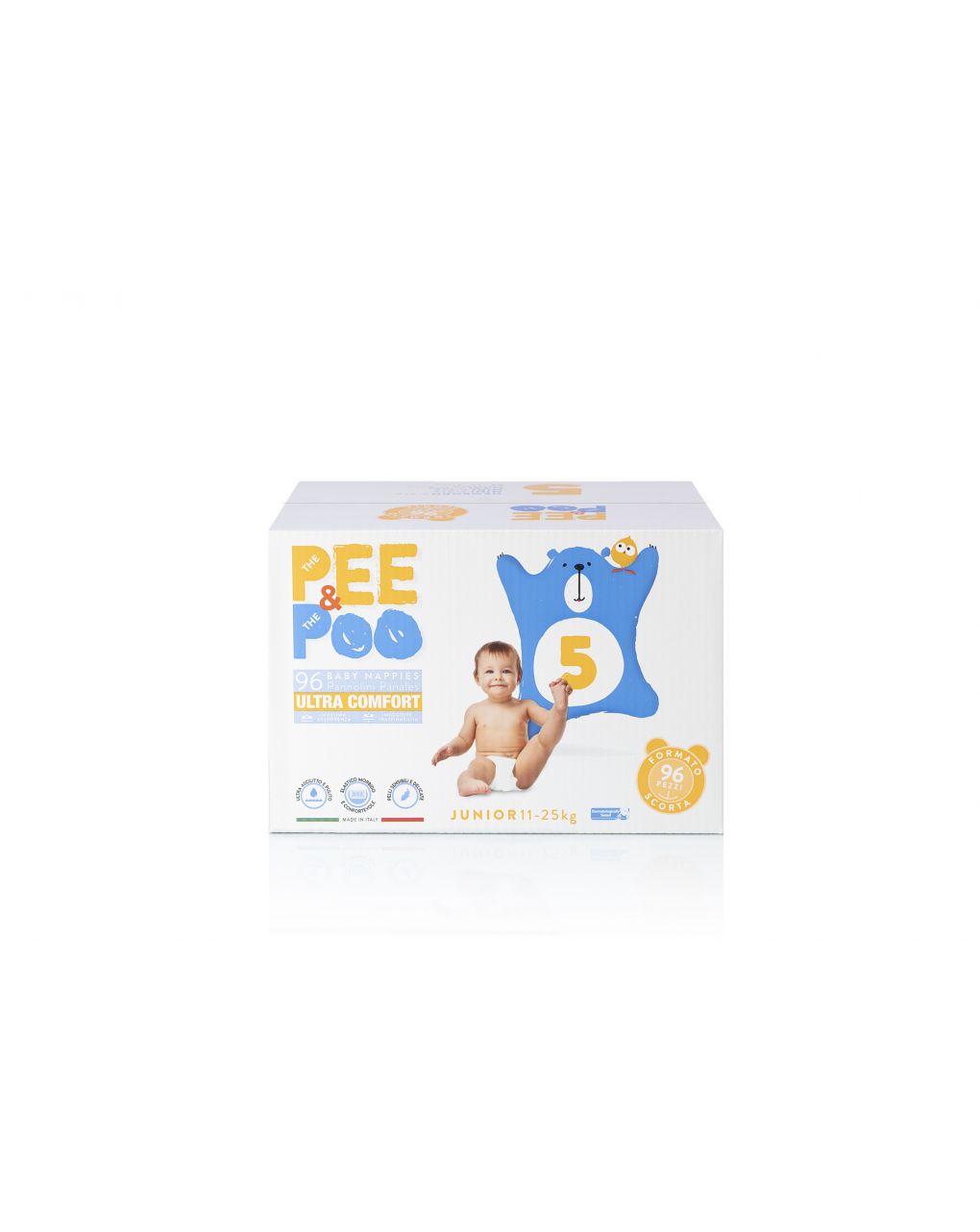 Pee&poo – πάνες μέγεθος jumbo junior 96 τμχ - The Pee & The Poo