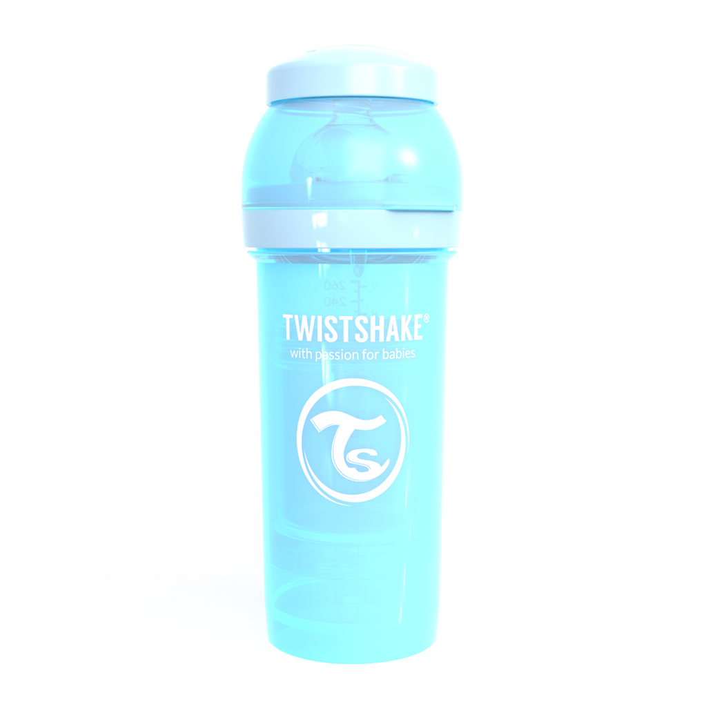 Twistshake μπιμπερό κατά των κολικών 260ml pastel blue - Twistshake