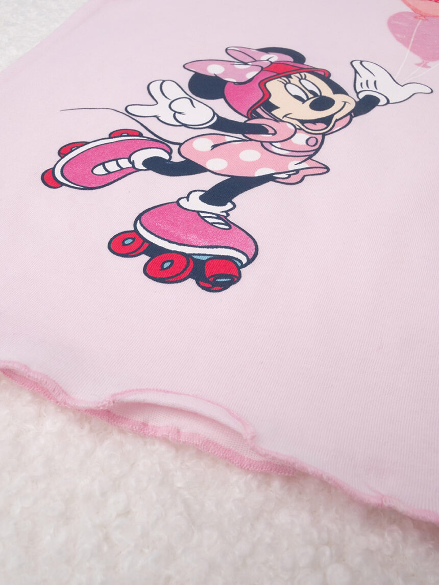 παιδική κοντή πιτζάμα ροζ με τη minnie για κορίτσι - Prénatal