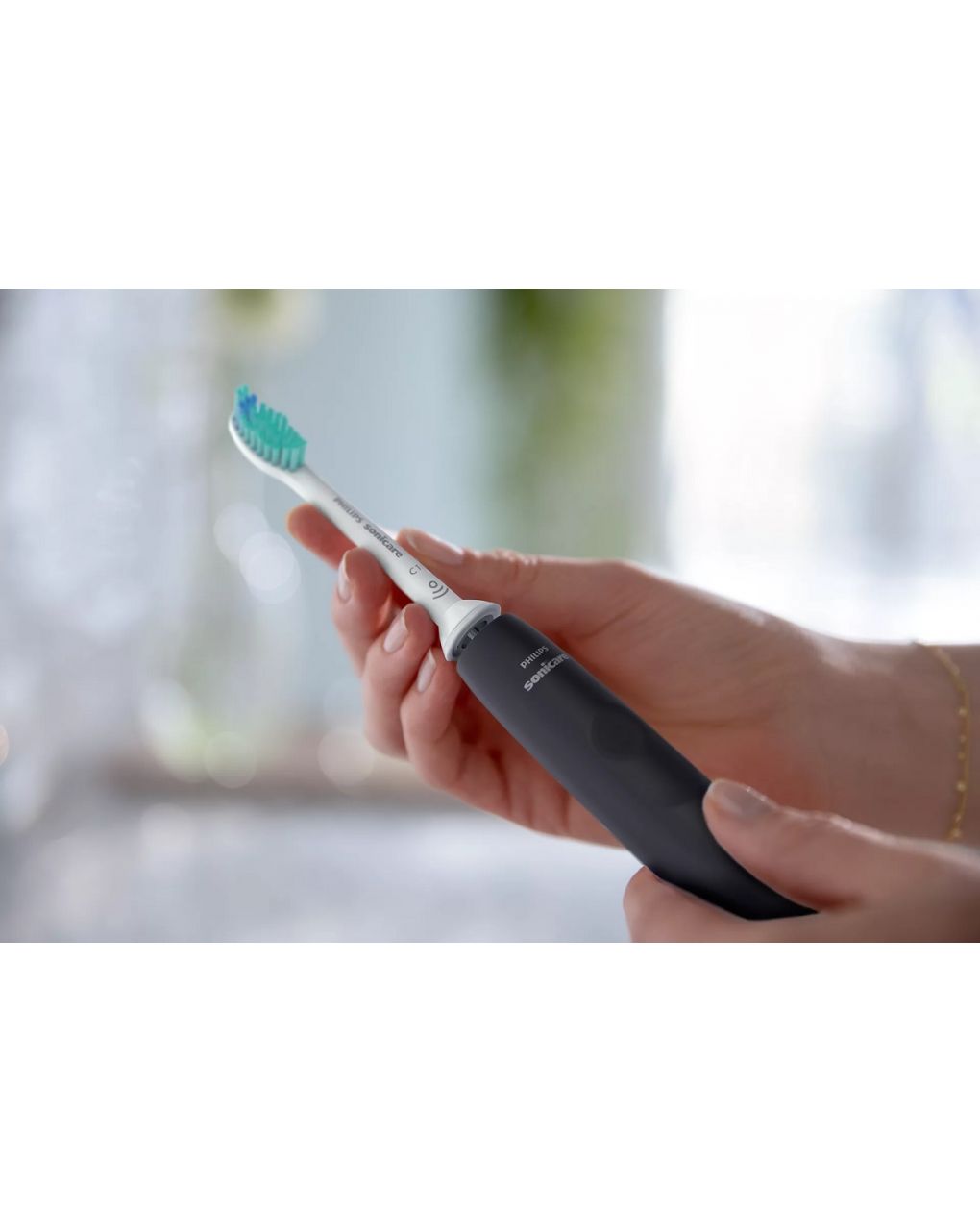 Philips sonicare ηλεκτρική οδοντόβουρτσα  3100 series hx3671/14 black - Philips Sonicare