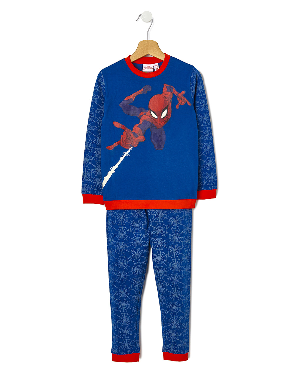 πιτζάμα jersey μπλε με στάμπα spiderman για αγόρι - Prénatal