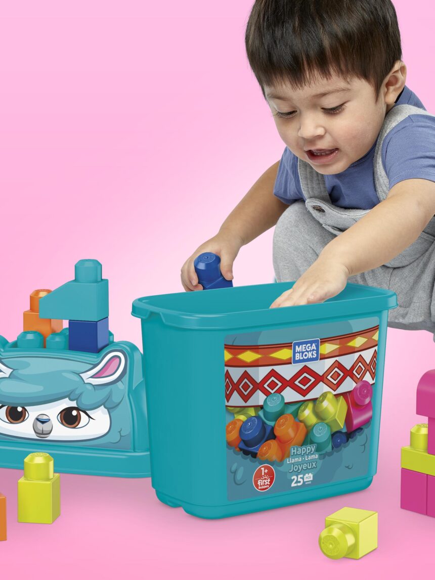 Mega bloks - κουβαδάκι με τουβλάκια - λάμα hdk82 - Fisher-Price, Mega bloks