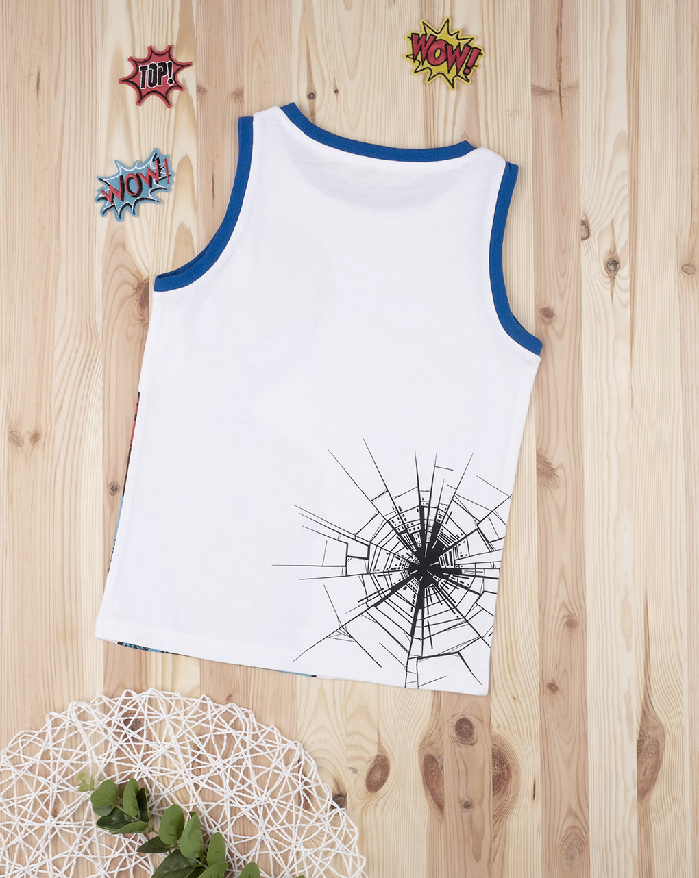παιδική αμάνικη μπλούζα με τον spiderman για αγόρι - Prénatal