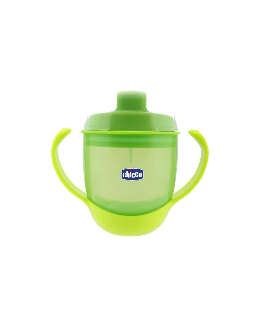 Chicco εκπαιδευτικό ποτηράκι soft cup 12m+ 200ml. χρώμα πράσινο - Chicco