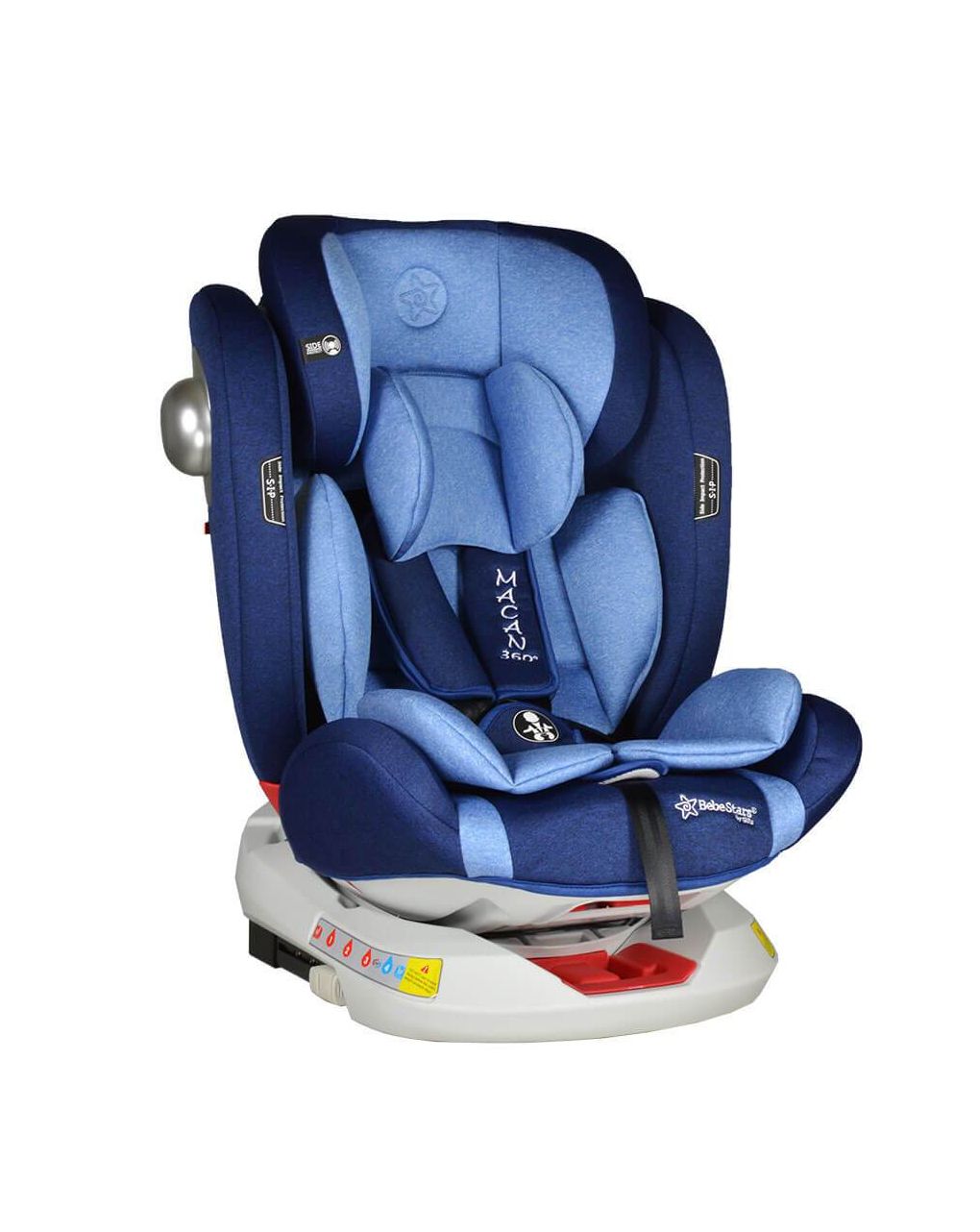 Bebe stars κάθισμα αυτοκινήτου macan isofix 360° navy - Bebe Stars