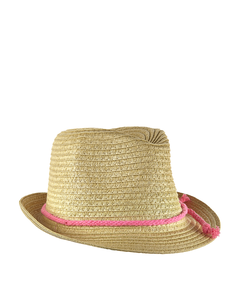 παιδικό καπέλο ψάθινο με ροζ κορδόνι για κορίτσι - Prénatal