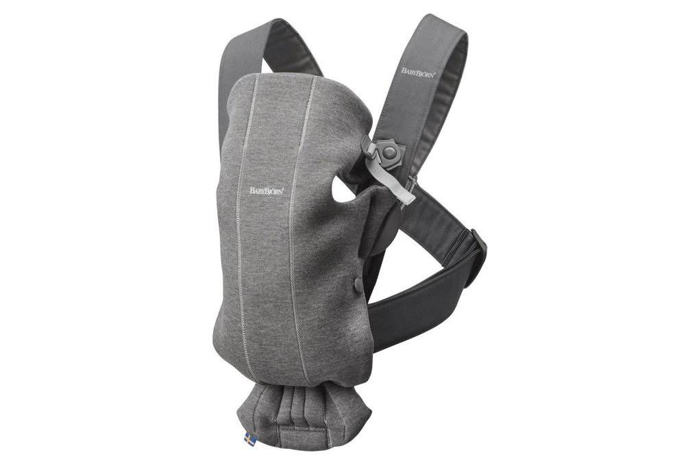 Babybjorn μάρσιπος mini dark grey 3d jersey - Baby Bjorn