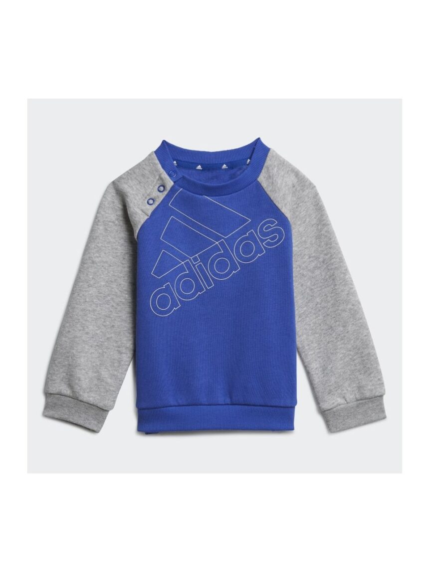 Adidas σετ φόρμας essentials μπλε/γκρι για αγόρι gs4266 - Adidas