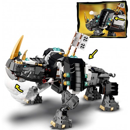 Lego μινόκερος του ζέιν 71719 - Lego, Lego Ninjago