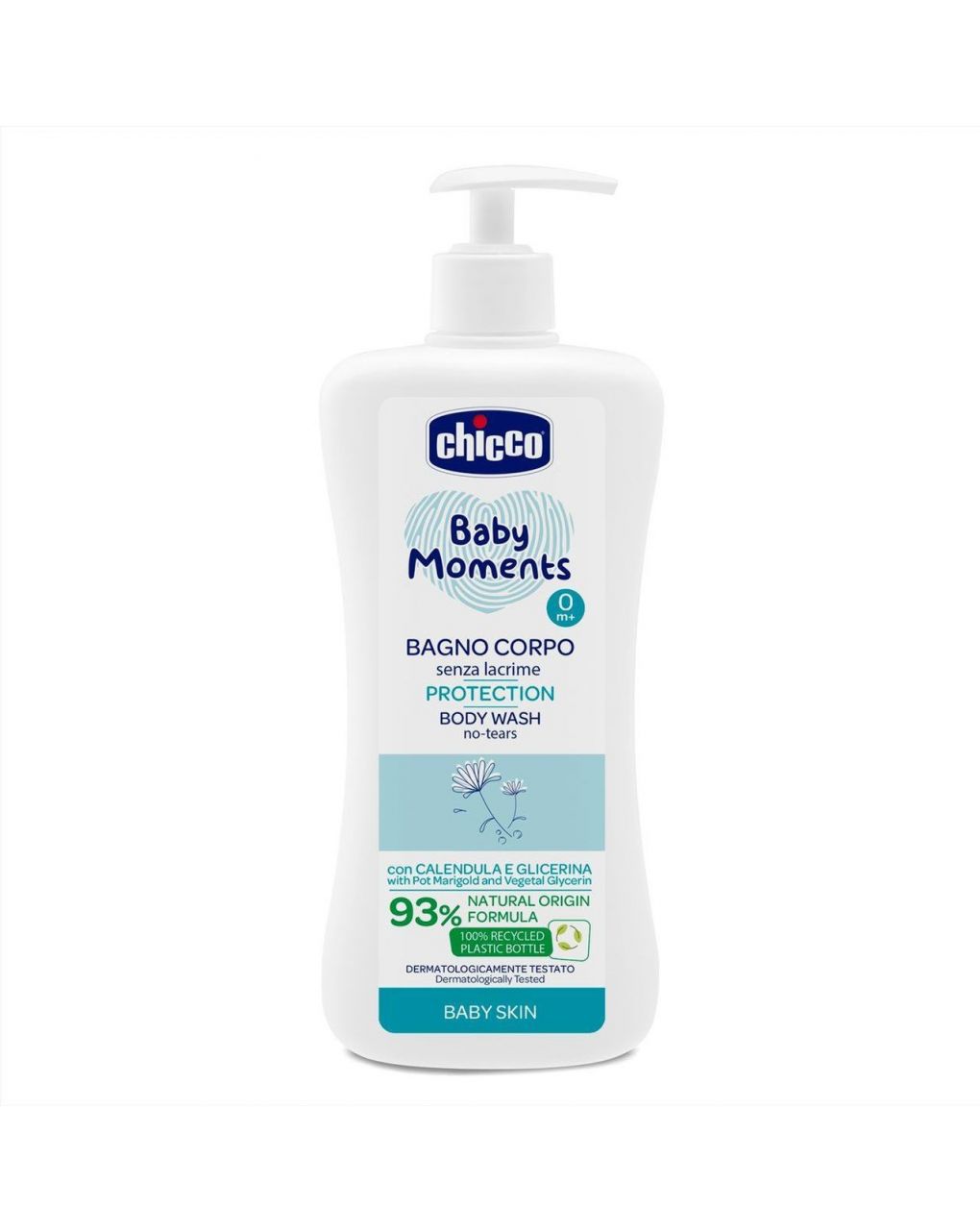 Chicco αφρόλουτρο new baby moments protection 500ml