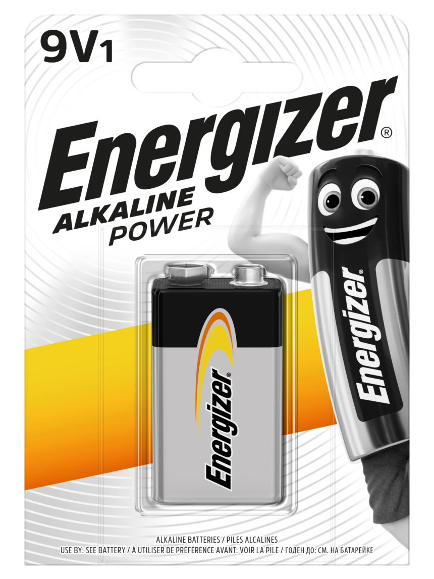 Energizer αλκαλικές μπαταρίες power 9v bp1 f016619 1τμχ - Energizer