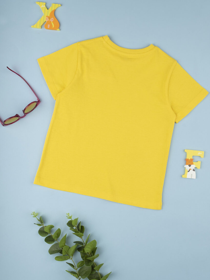 παιδικό t-shirt κίτρινο για αγόρι - Prénatal