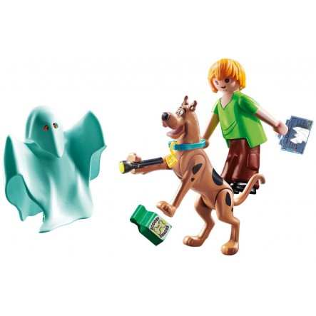 Playmobil scooby-doo  ο σκούμπι και ο σάγκι με ένα φάντασμα 70287 - Playmobil, Playmobil Scooby-Doo