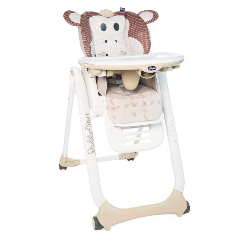 Chicco κάθισμα φαγητού polly 2 start monkey - Chicco