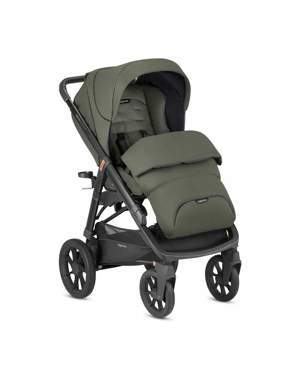 Inglesina σύστημα μετακίνησης aptica xt system quattro με κάθισμα darwin i-size  sequoia green - Inglesina