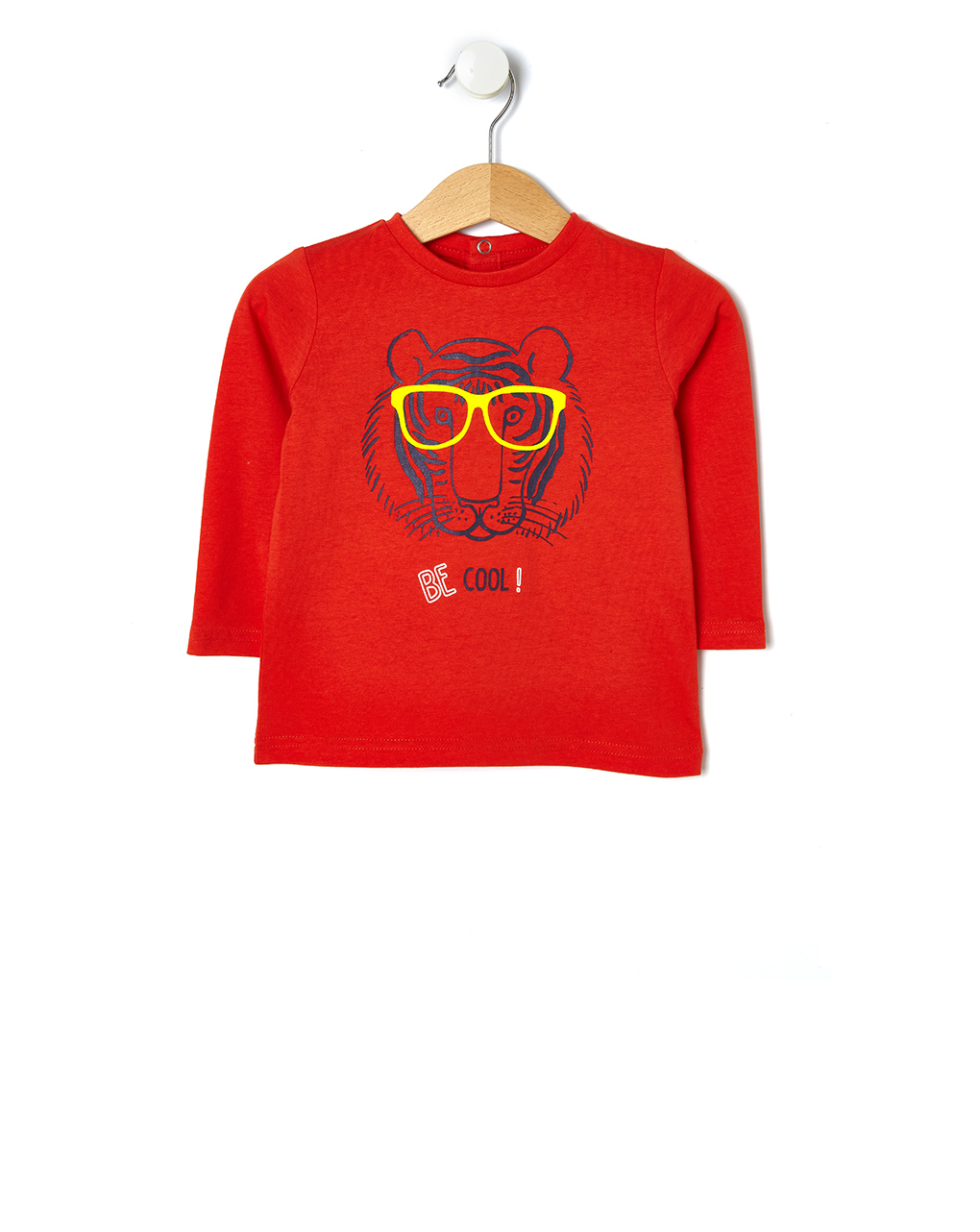 μπλούζα κόκκινη με λιοντάρι για αγόρι - Prénatal