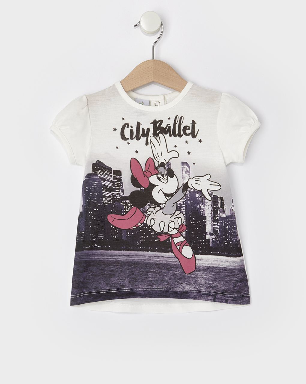 T-shirt με στάμπα minnie μπαλαρίνα για κορίτσι - Prénatal