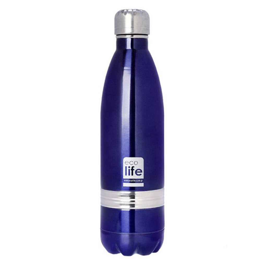 Ecolife μεταλλικός θερμός 750ml μωβ - Ecolife