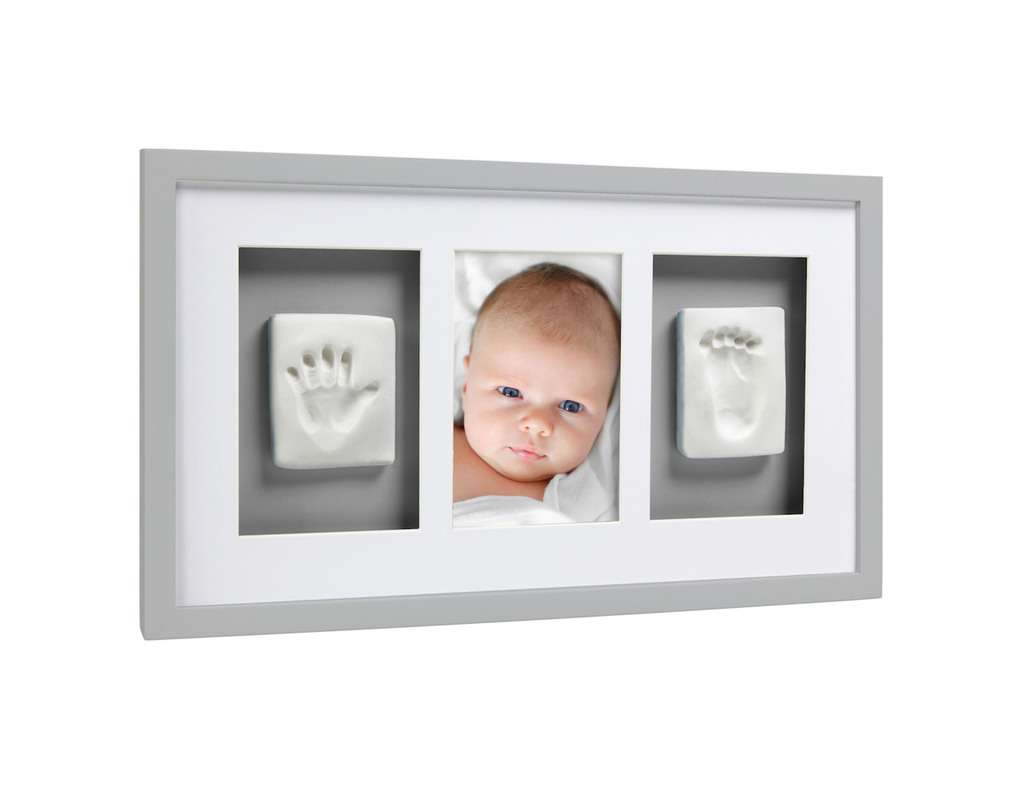 Pearhead babyprints deluxe wall frame γκρι - Pearhead