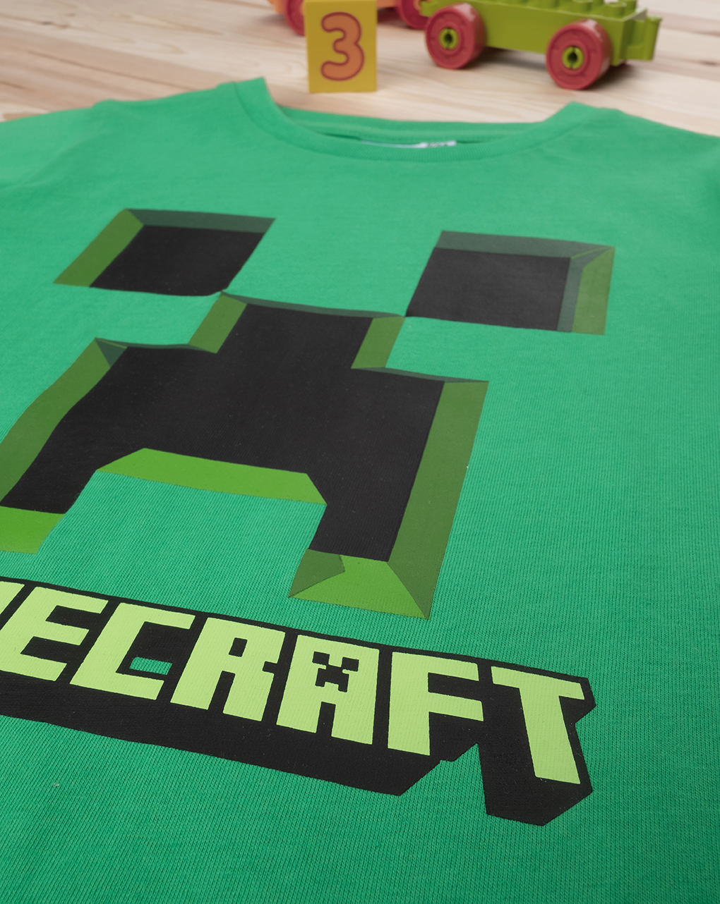 παιδικό t-shirt πράσινο minecraft για αγόρι - Prénatal