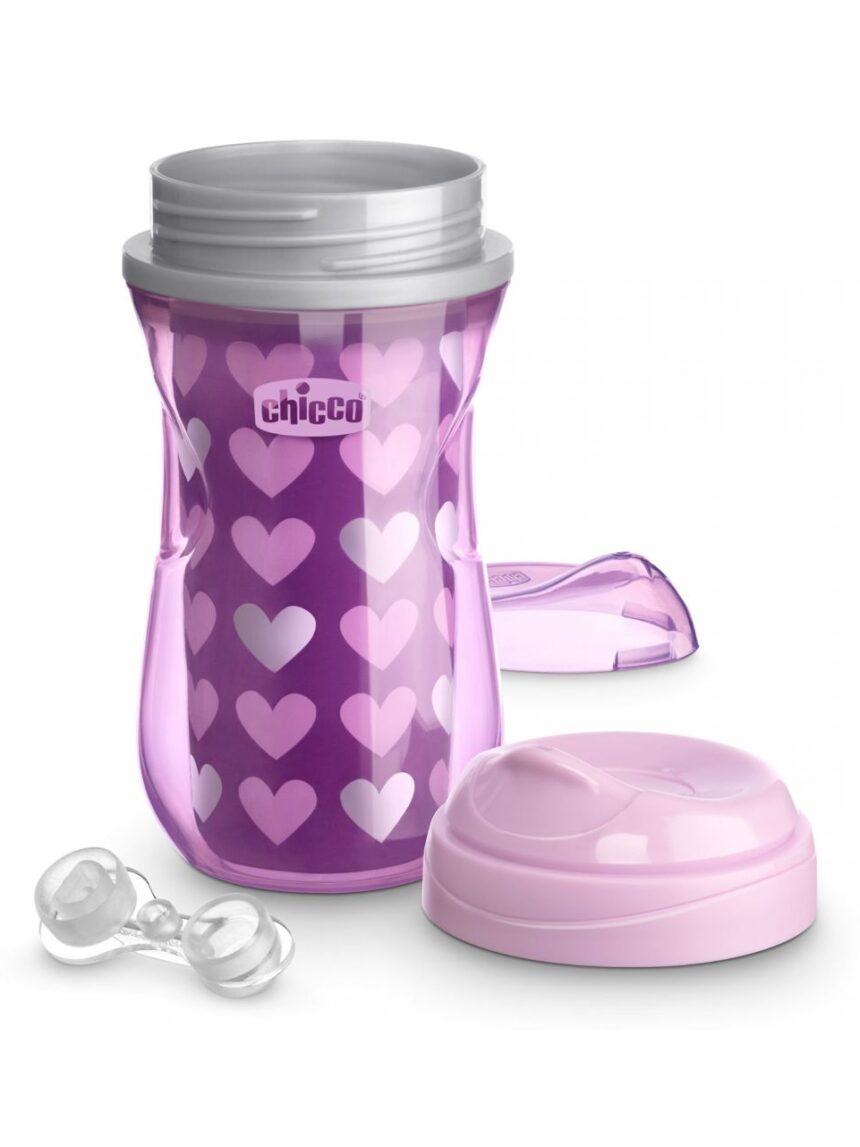 Chicco κύπελλο active cup 14m+ ροζ - Chicco