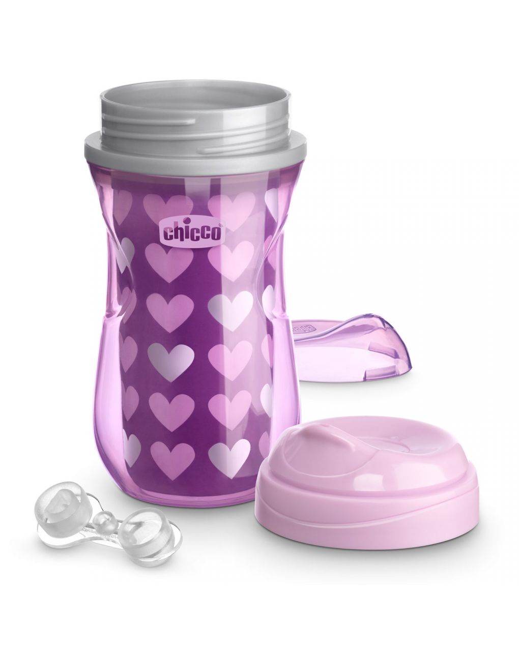 Chicco κύπελλο active cup 14m+ ροζ - Chicco