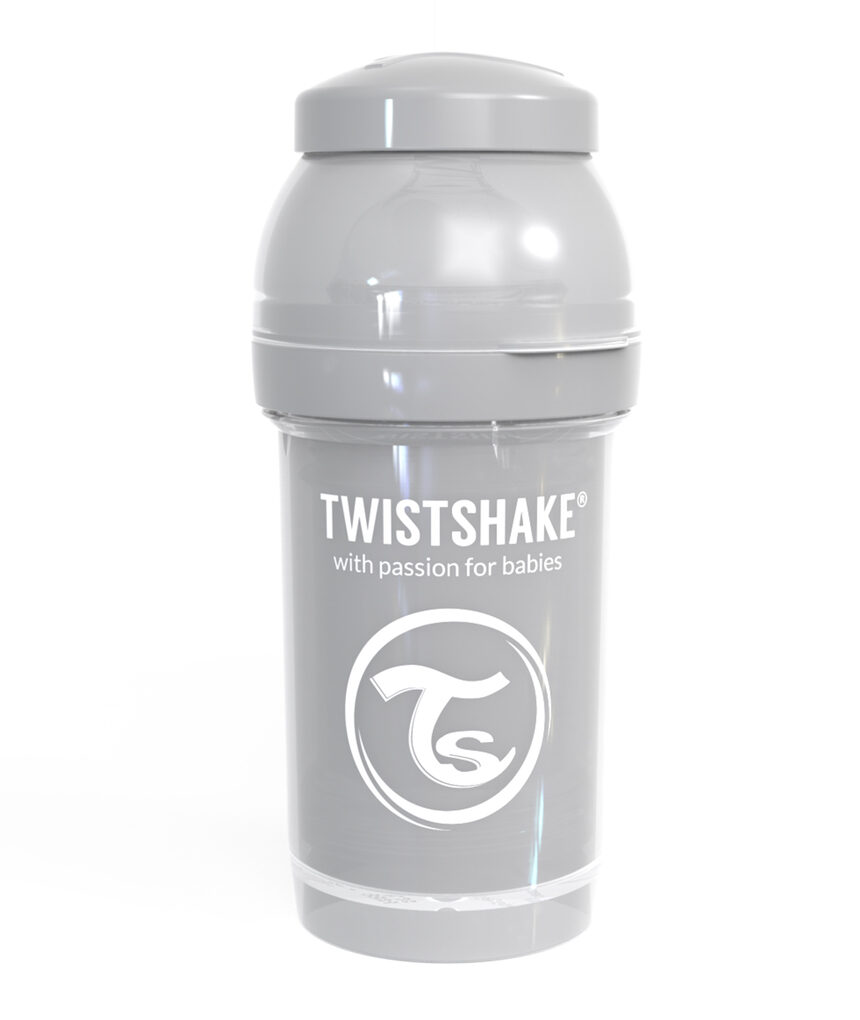 Twistshake μπιμπερό κατά των κολικών 180 ml pastel grey - Twistshake