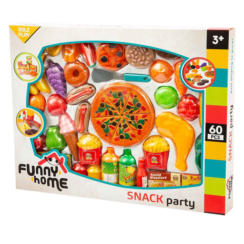 Funny home σετ pizza party! με 60 αξεσουάρ prg00732 - FunnyHome