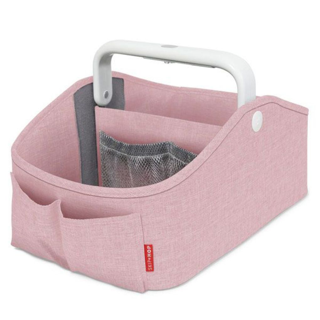 Skip hop light up diaper caddy-  pink heather - SKIP HOP