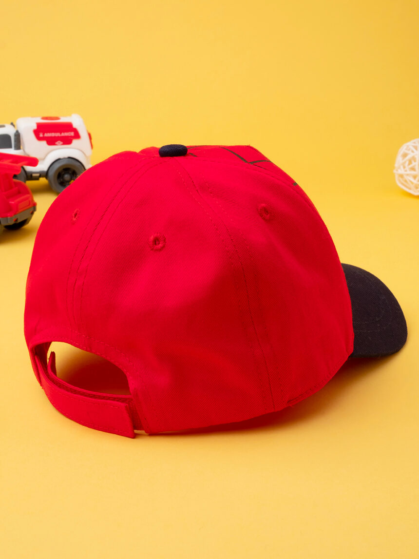 παιδικό καπέλο κόκκινο με τον spiderman για αγόρι - Prénatal