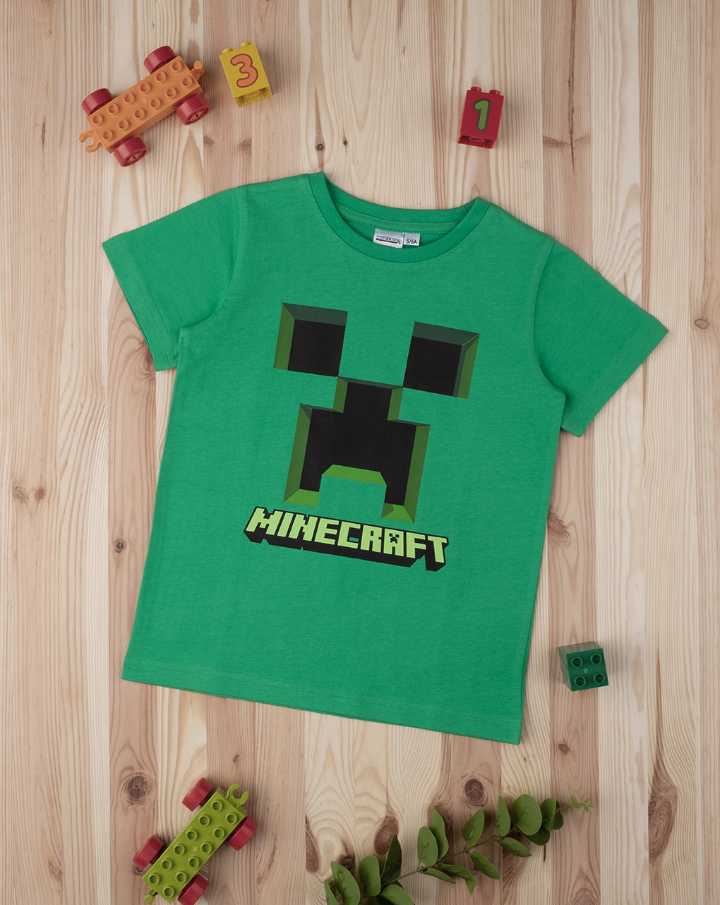 παιδικό t-shirt πράσινο minecraft για αγόρι