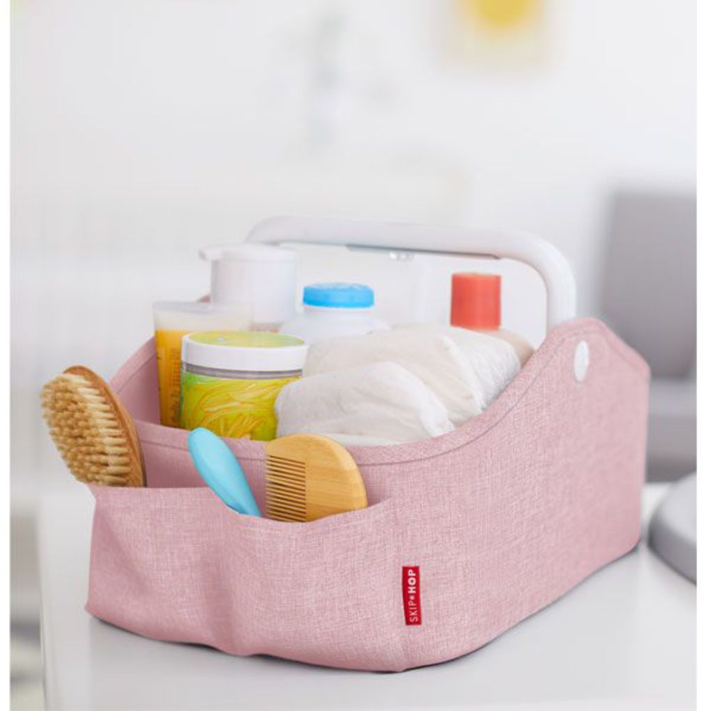 Skip hop light up diaper caddy-  pink heather - SKIP HOP