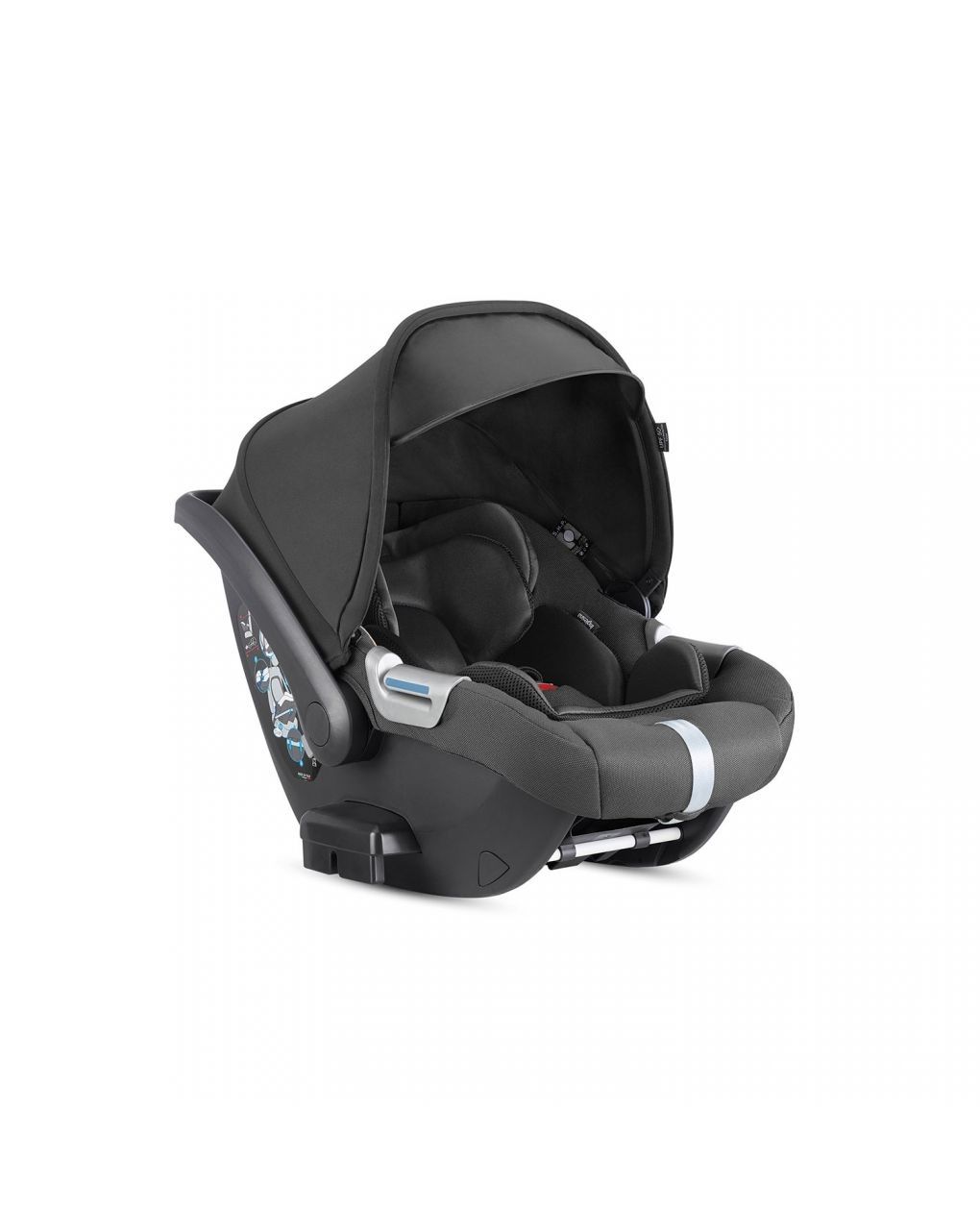 Inglesina σύστημα μετακίνησης aptica xt system quattro με κάθισμα darwin i-size  charcoal grey - Inglesina