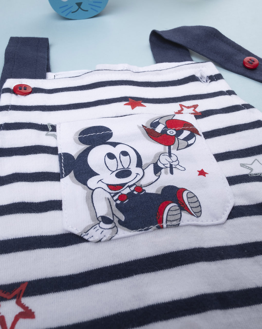 βρεφικό σετ t-shirt και σαλοπέτα με τον mickey για αγόρι - Prénatal