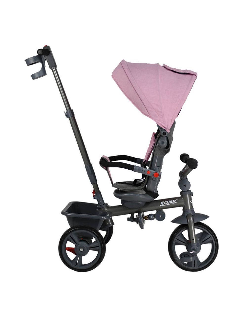 Bebe stars πτυσσόμενο τρίκυκλο sonic 360° pink - Bebe Stars