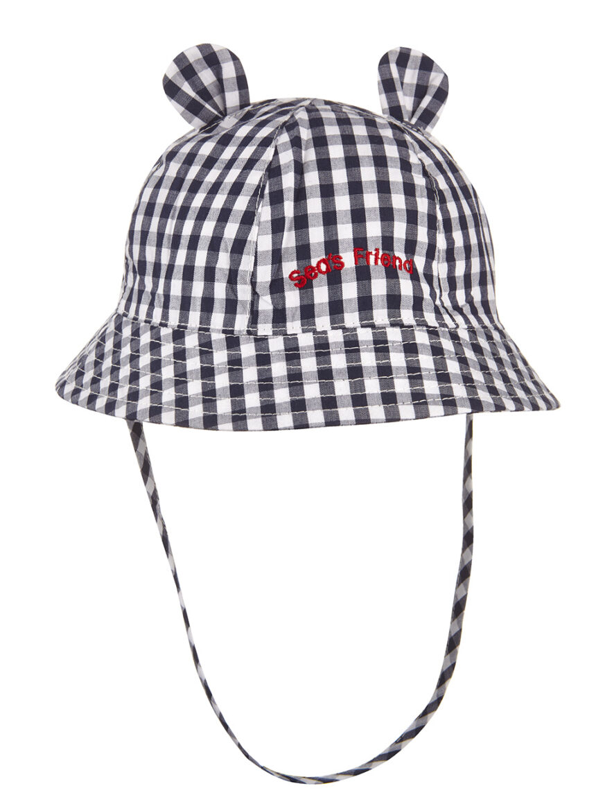 καπέλο από ποπλίνα καρό για αγόρι - Prénatal