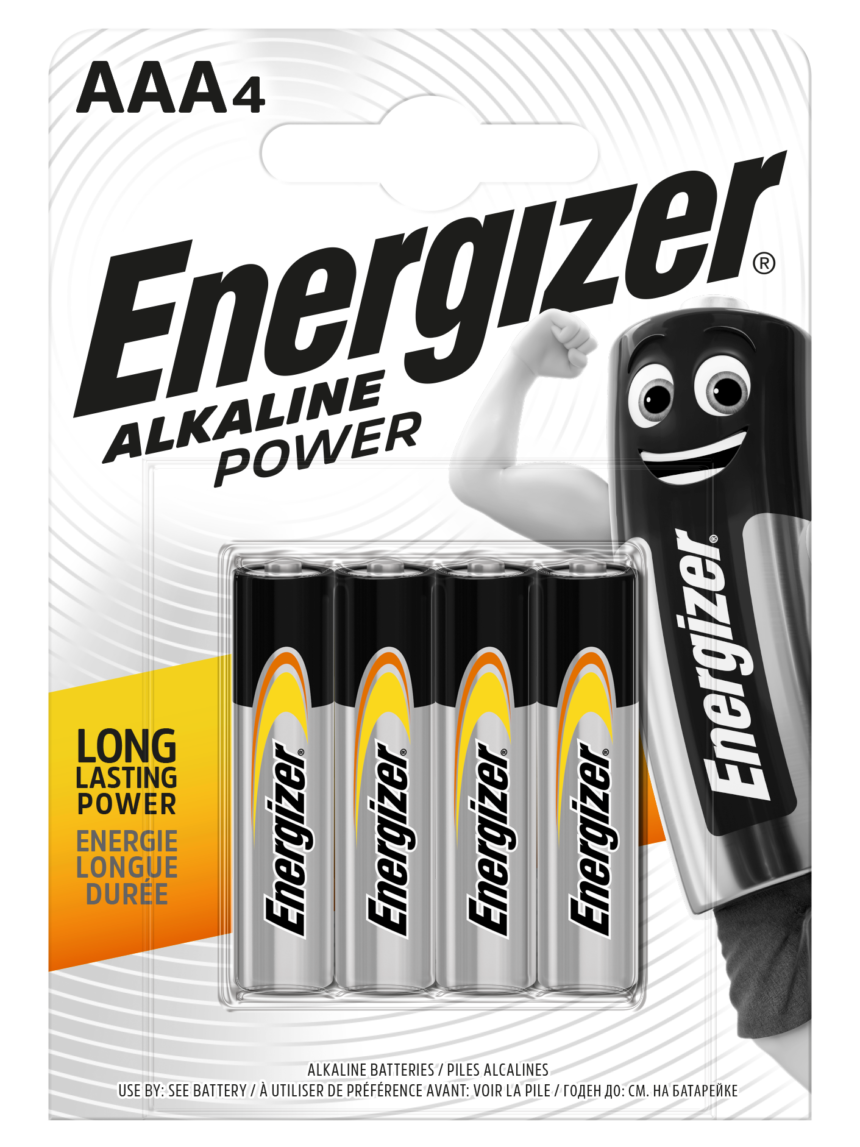 Energizer αλκαλικές μπαταρίες power aaa bp4 f016612 4τμχ - Energizer