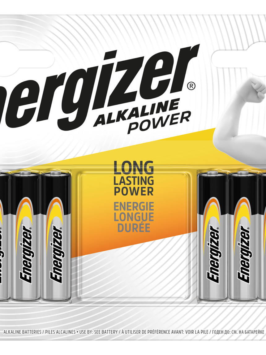 Energizer αλκαλικές μπαταρίες power aaa bp8 f016616 8τμχ - Energizer